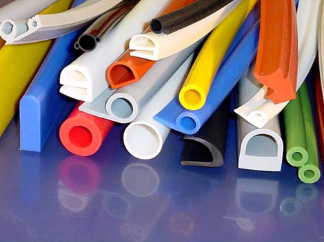 burletes de diferentes colores y formas fabricados en pvc